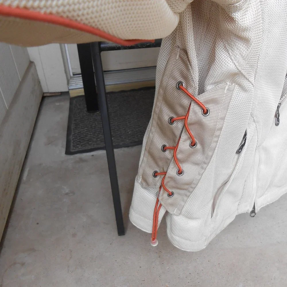 Harley-Davidson Cream and Tan Riding Jacket - Picture 6 of 16